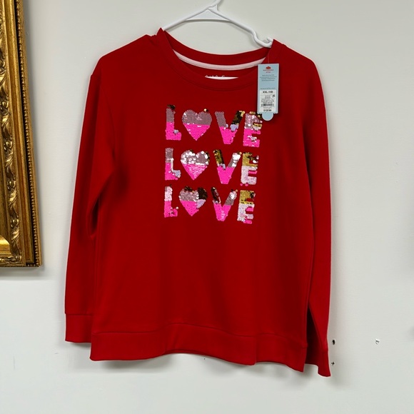 Red Love Shirt Size XXL - Picture 1 of 2